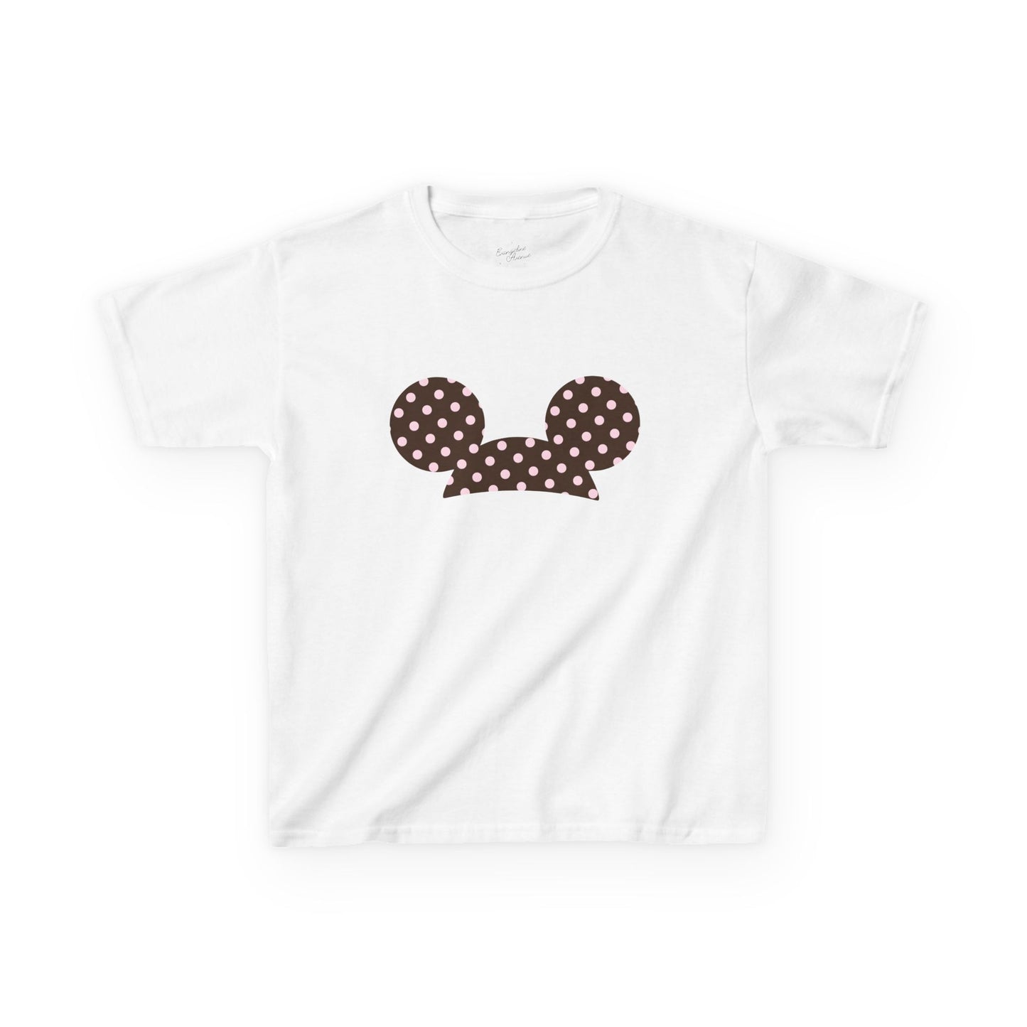 Brown Polka Baby Tee
