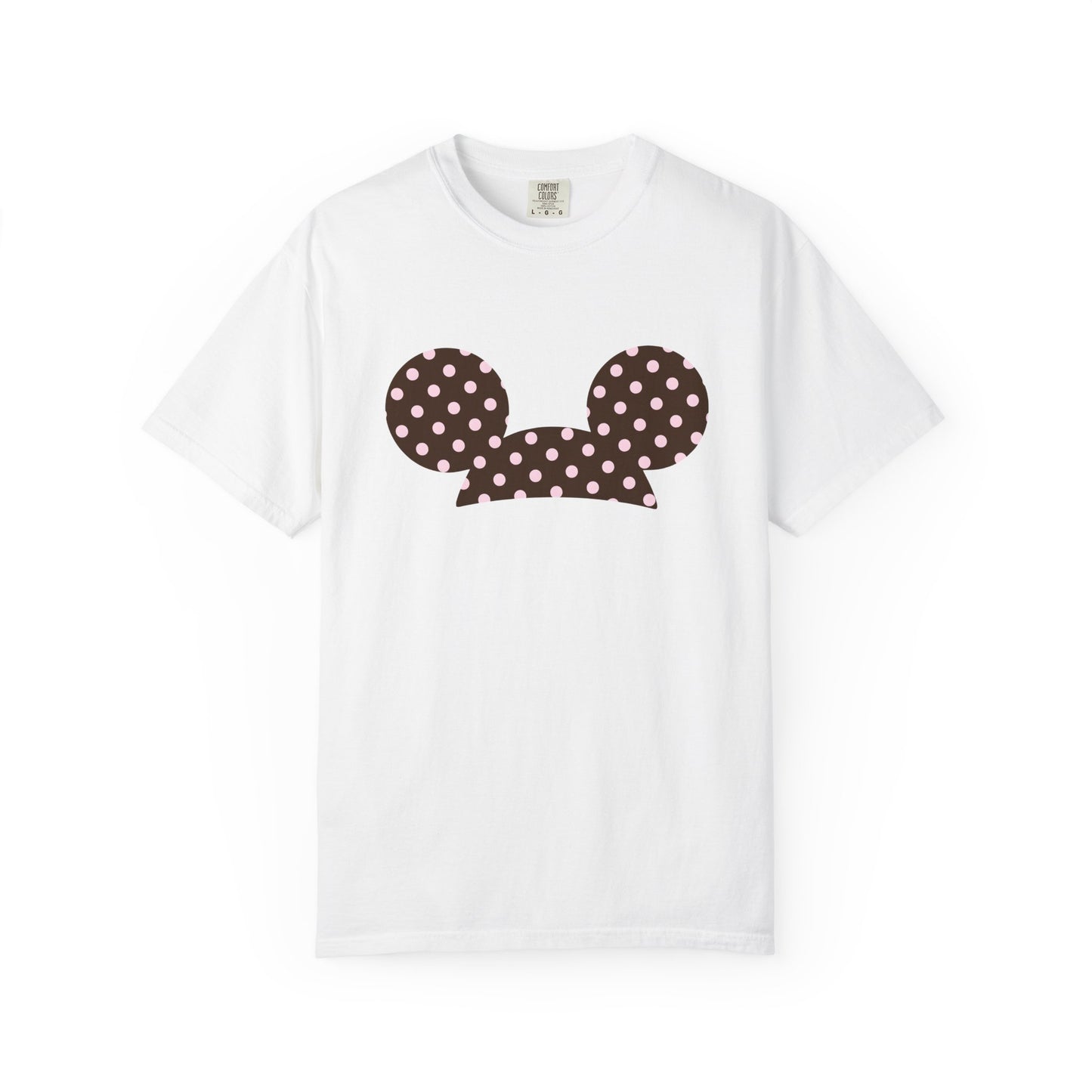 Brown Polka Graphic Tee