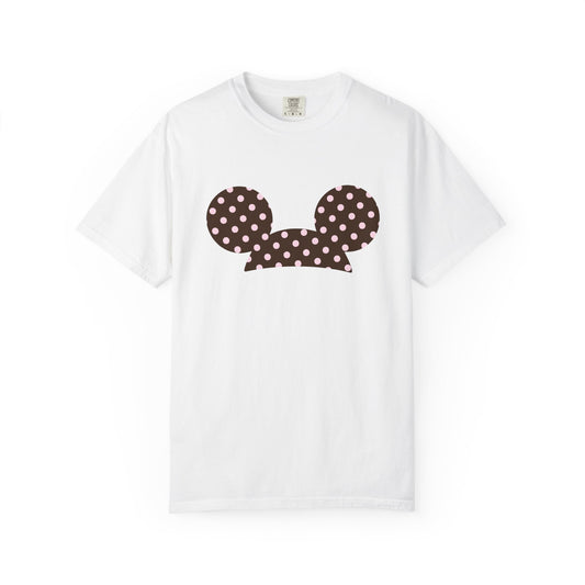 Brown Polka Graphic Tee